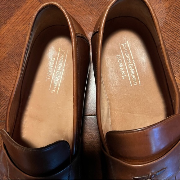 JOHNSTON & MURPHY DOMANI ITALIAN MEN’S LEATHER DRESS SHOES - Picture 4 of 14